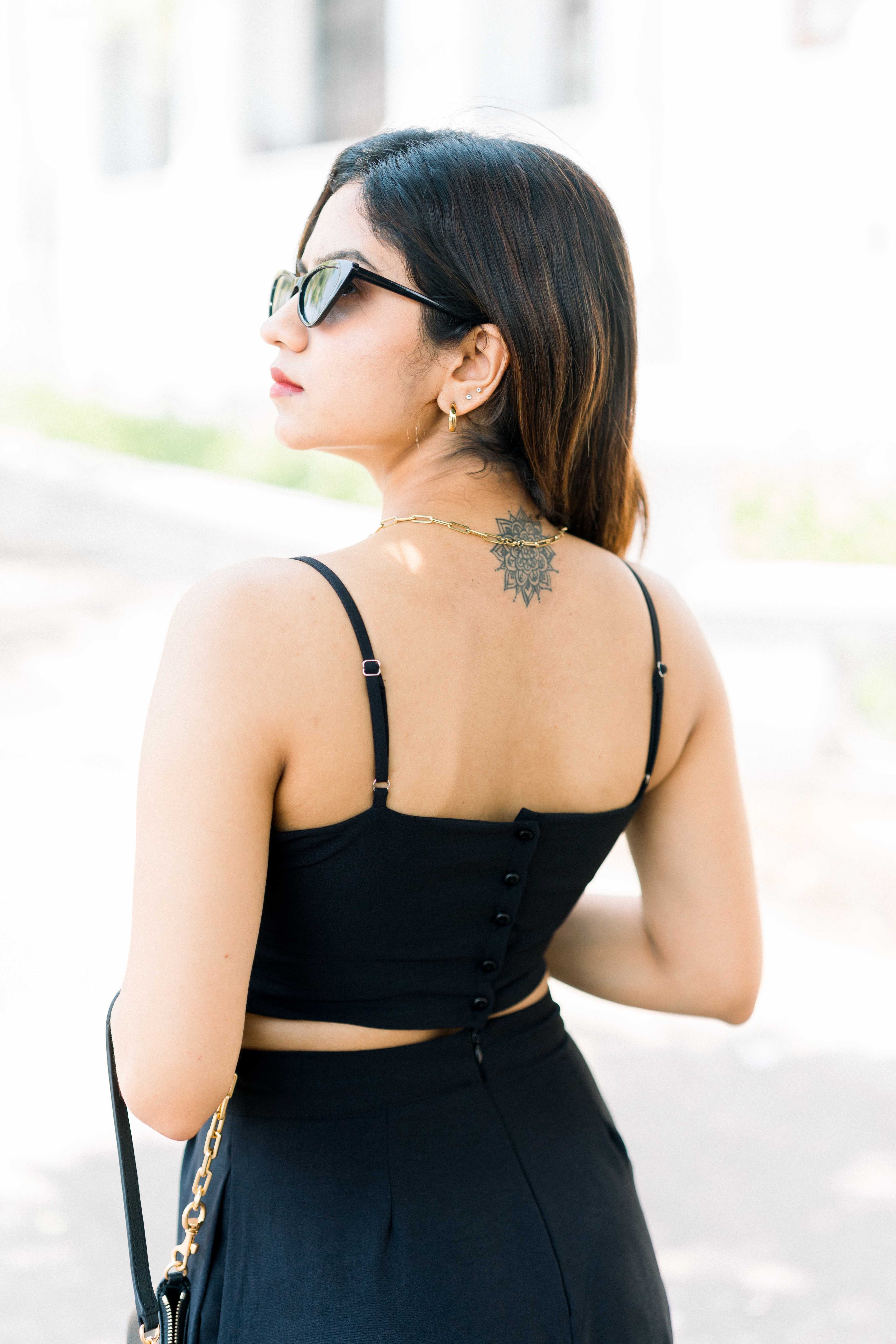 All Black Two Piece Set