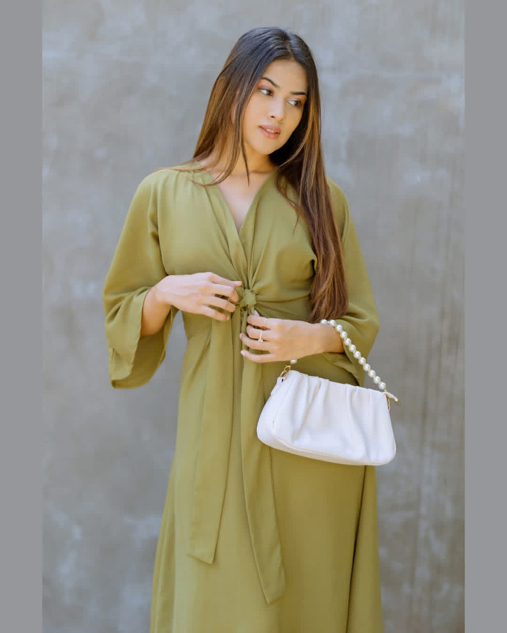 pleated Sleeveless Relax Dress