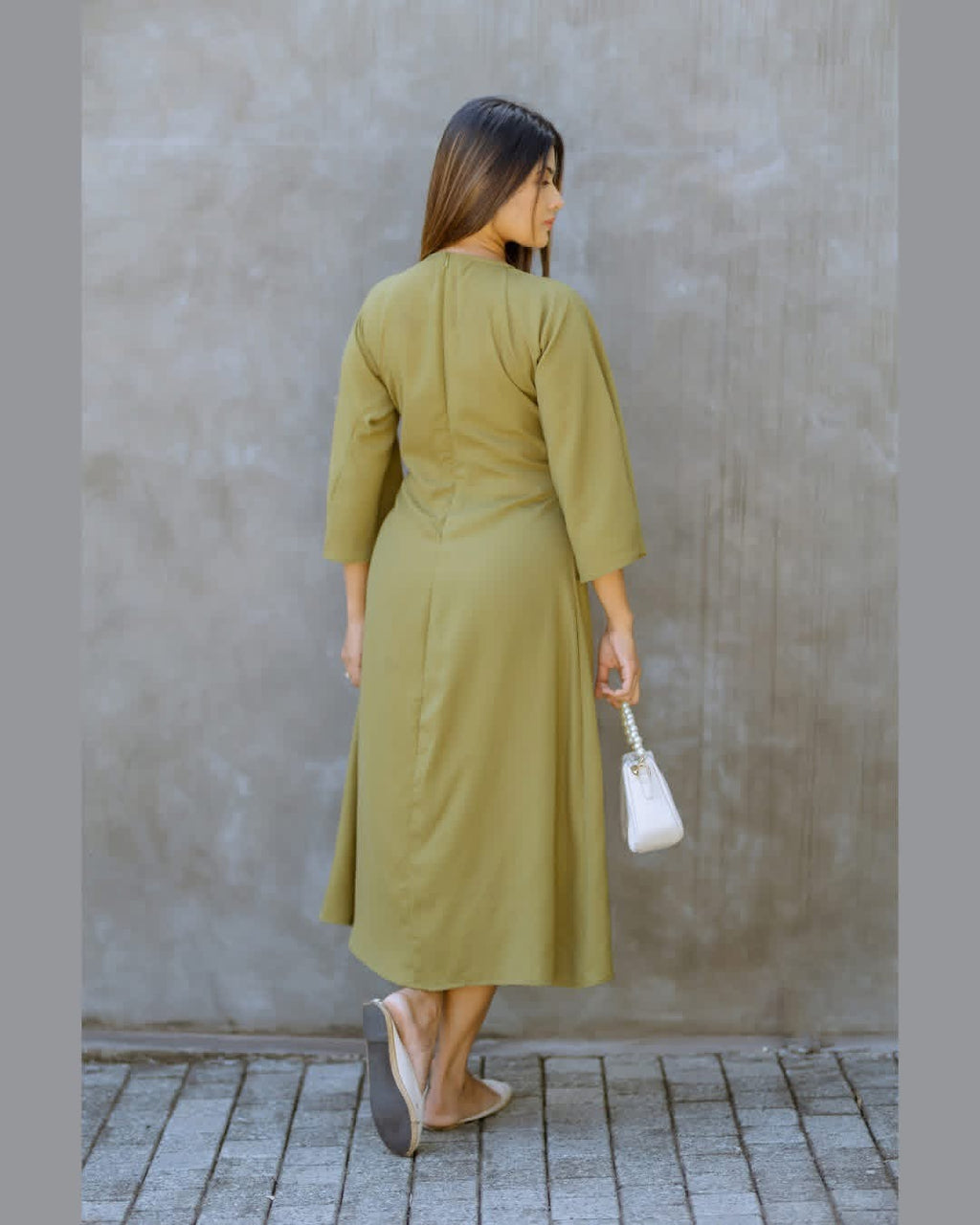 pleated Sleeveless Relax Dress