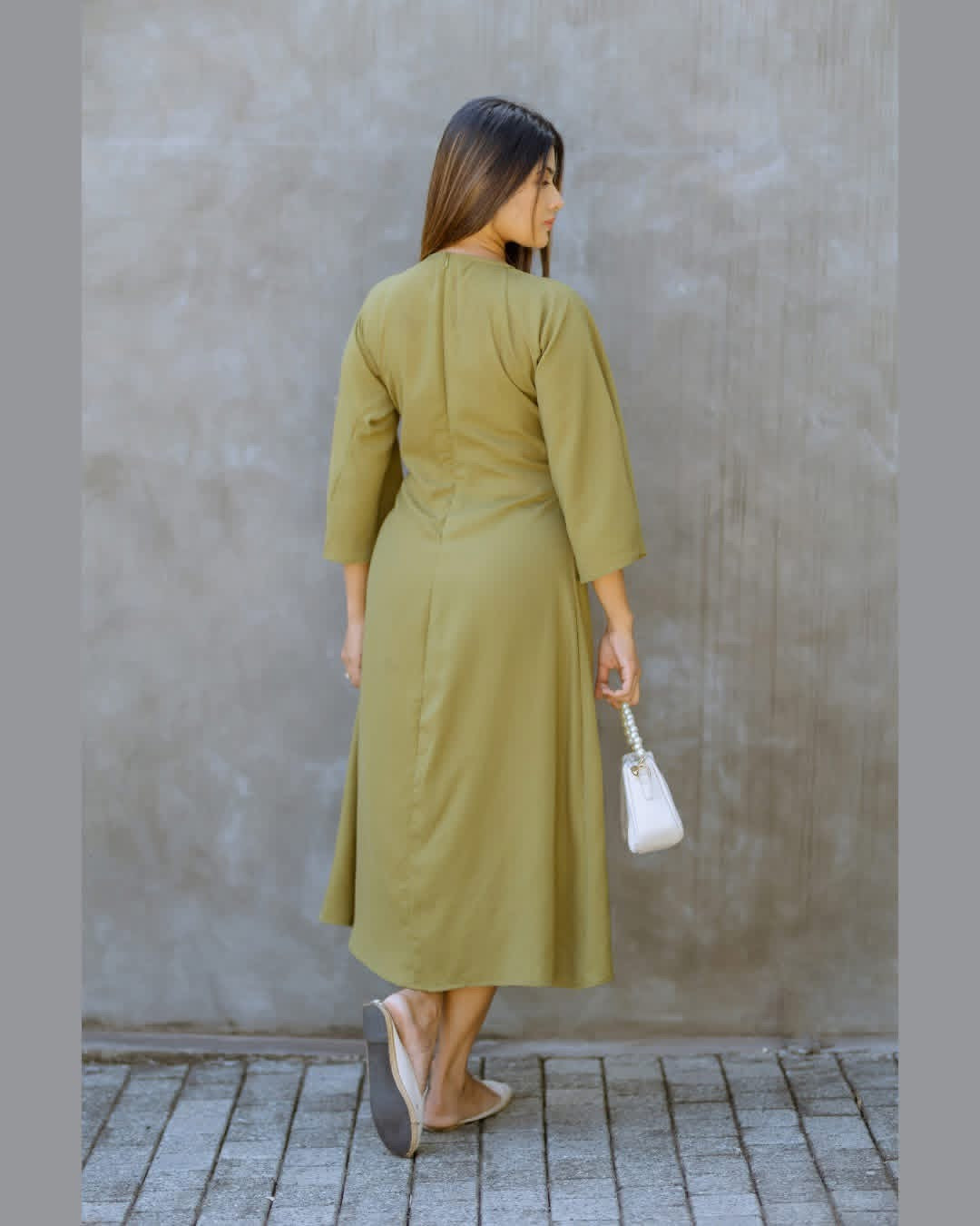 pleated Sleeveless Relax Dress