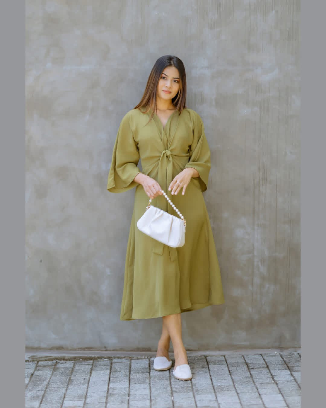 pleated Sleeveless Relax Dress