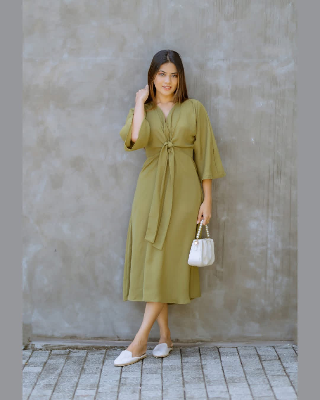 pleated Sleeveless Relax Dress