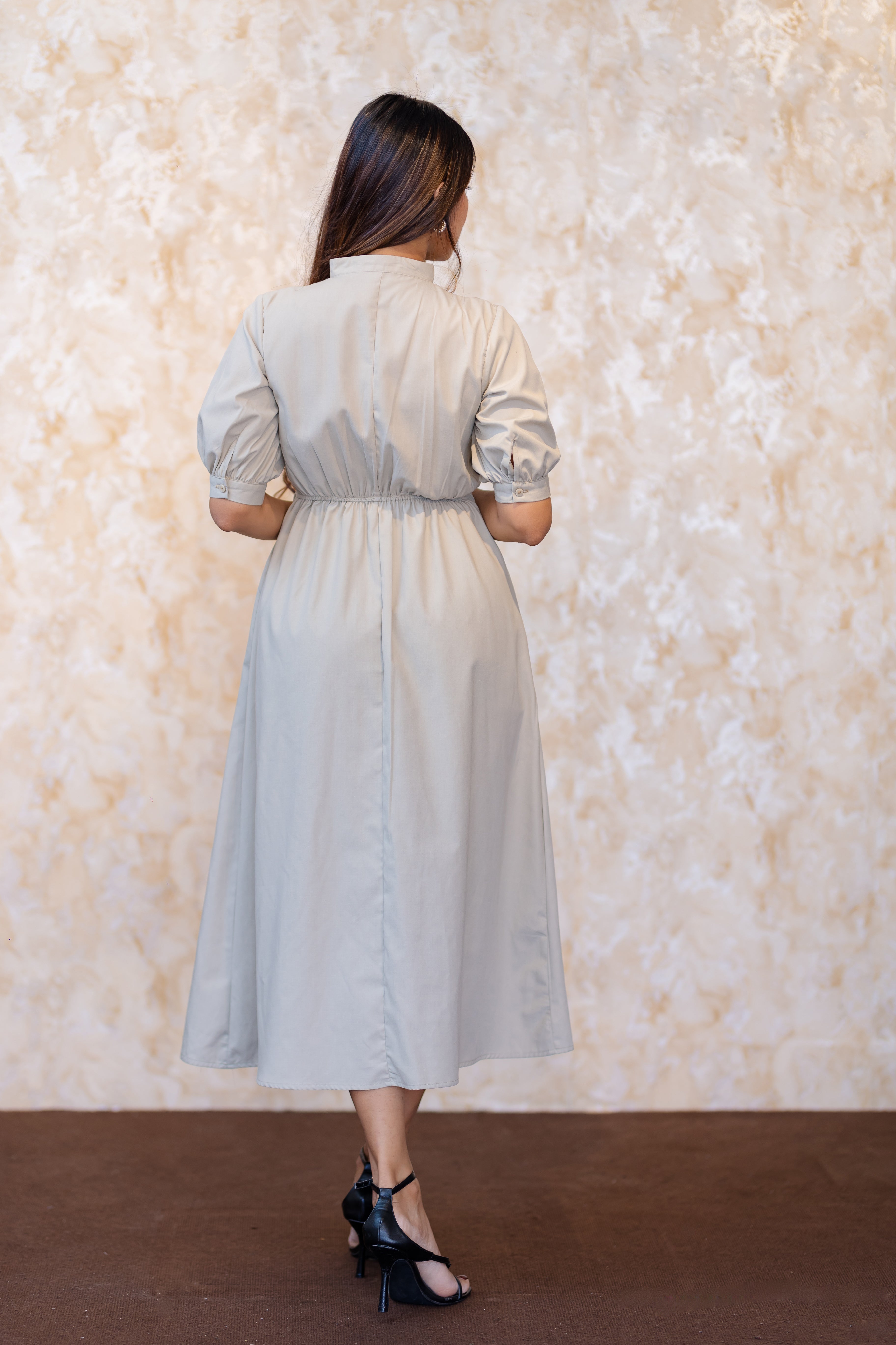 Pearl Garden Midi Dress