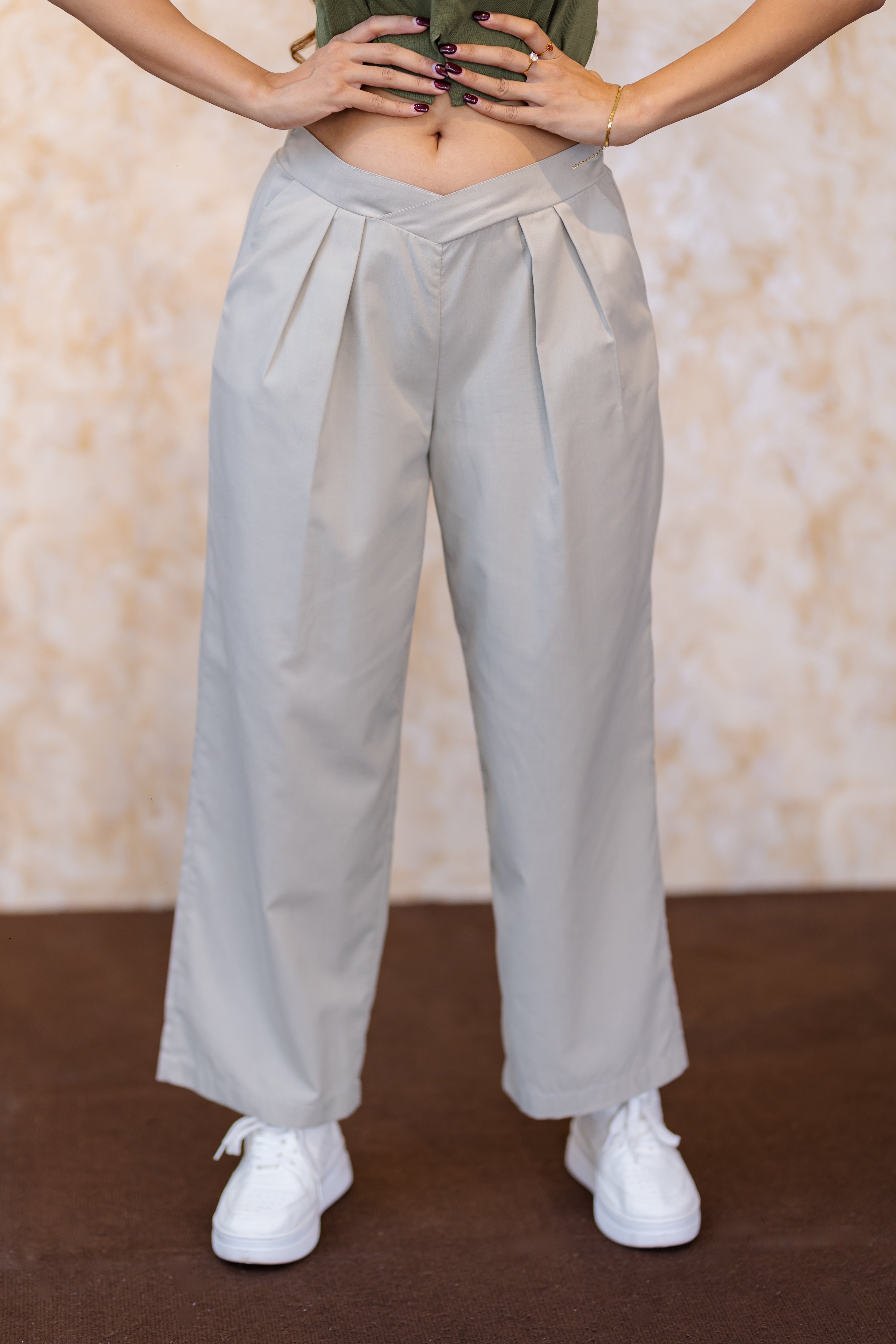 Ivory Fold Trouser
