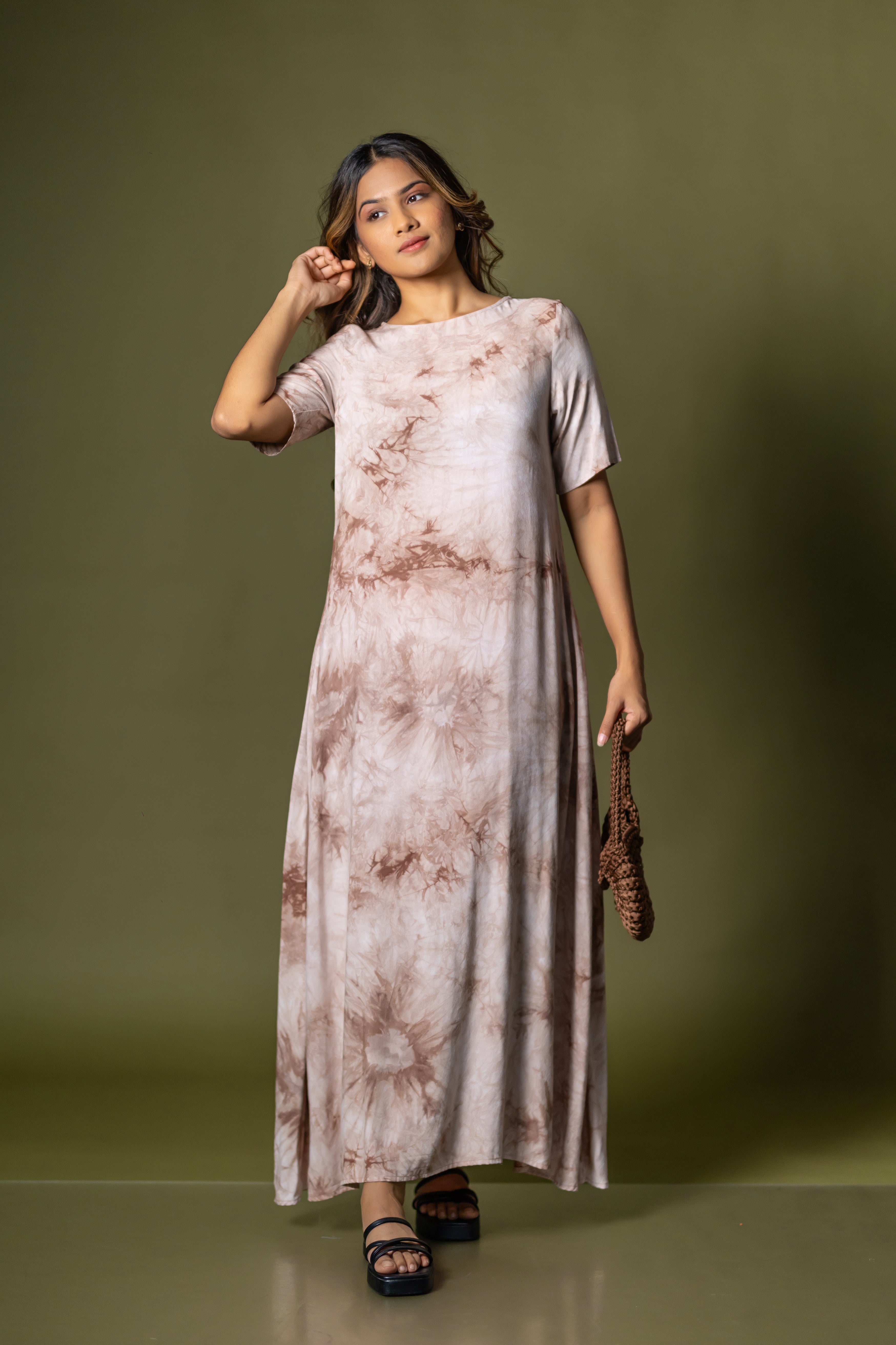 Dust and dawn maxi dress