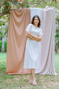 Timeless Puff Sleeve Midi Dress
