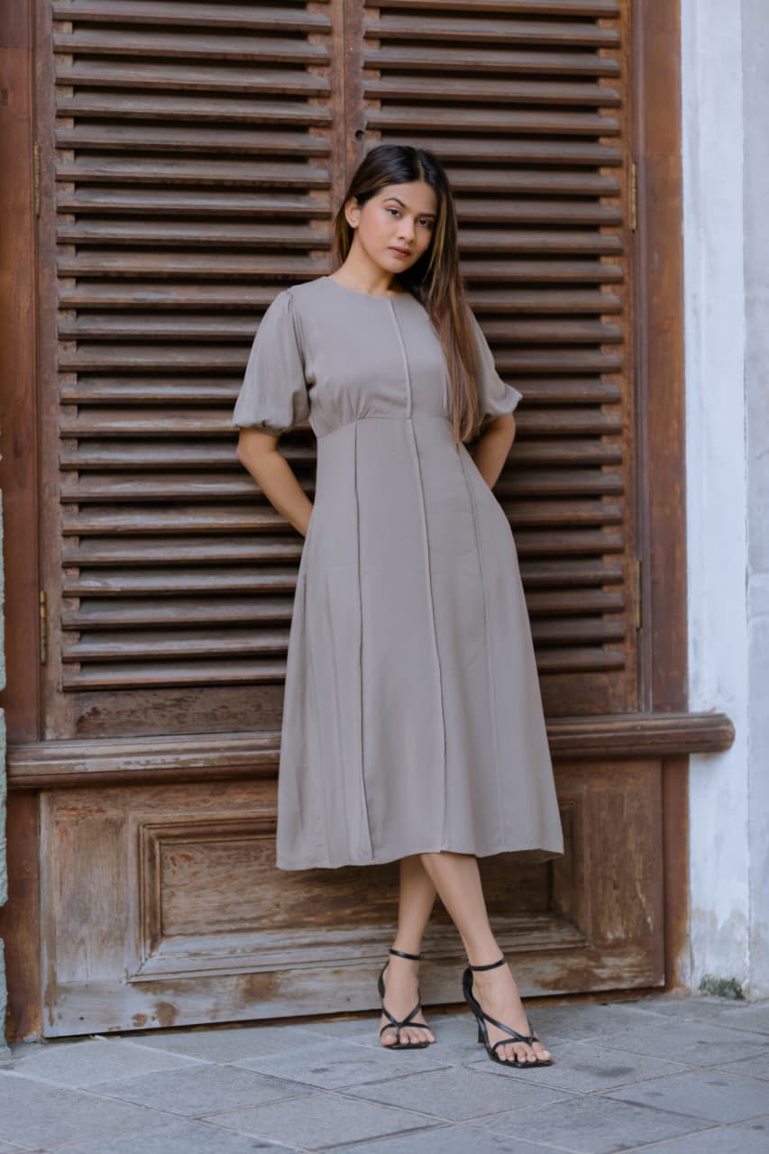 Princess Seam Midi Dress