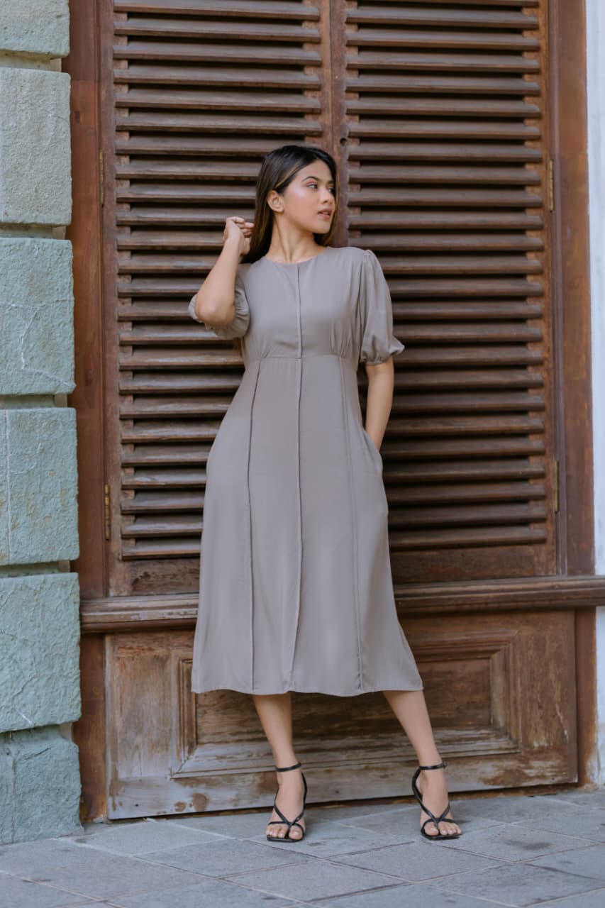 Princess Seam Midi Dress