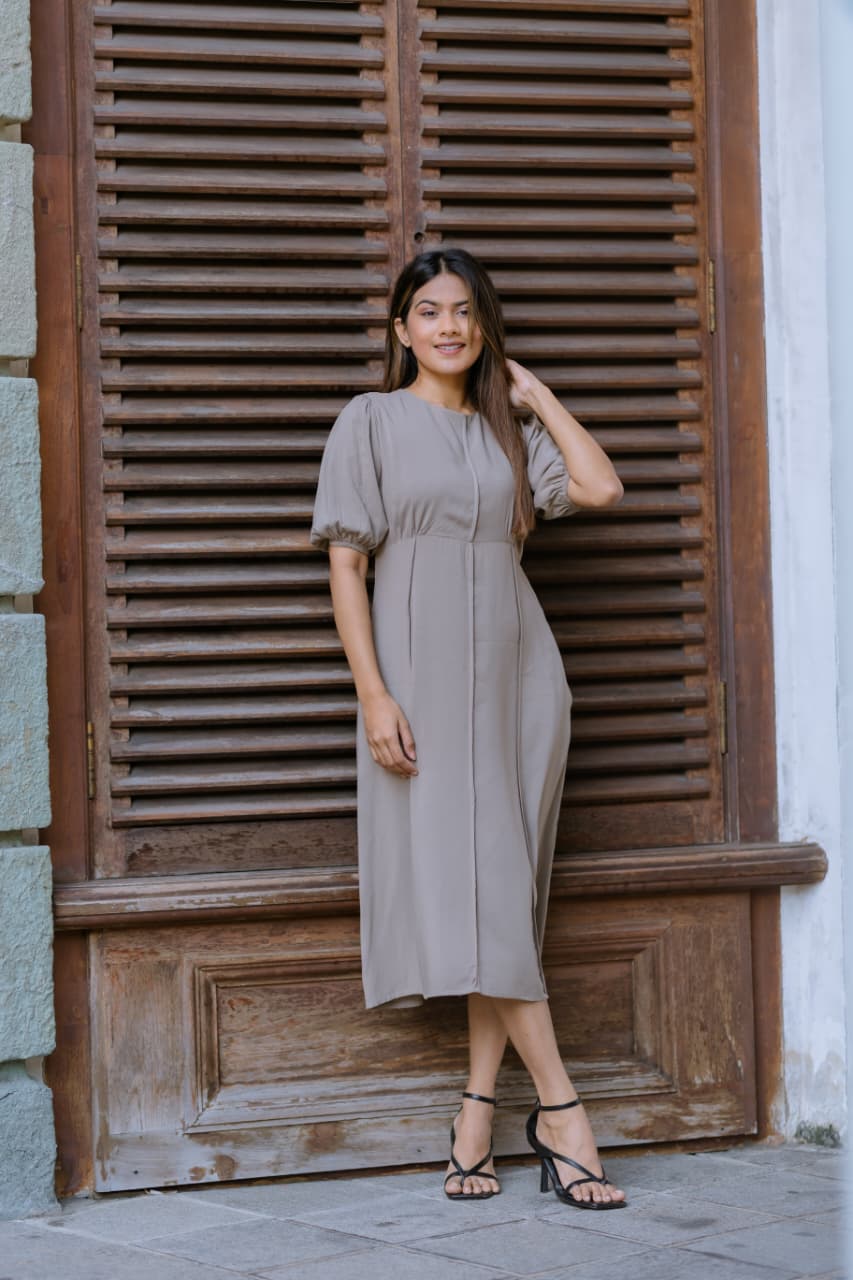 Princess Seam Midi Dress